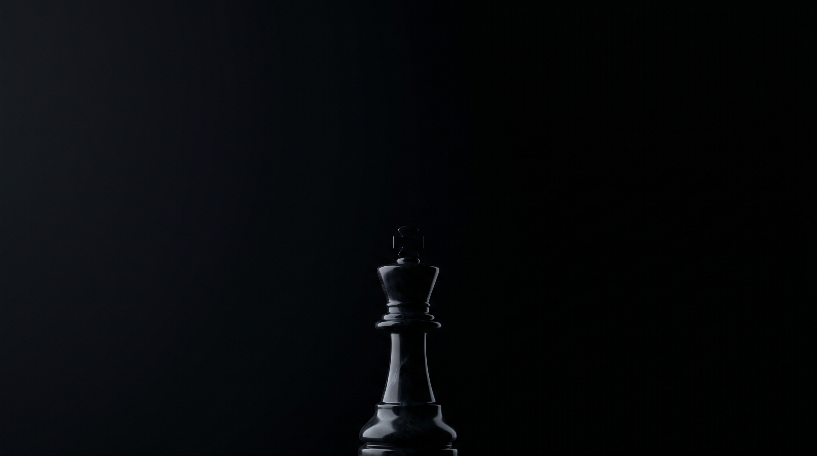 Black Chess King Emerging Darkness